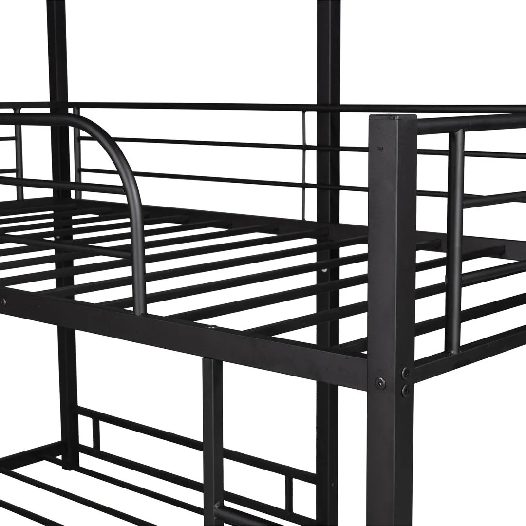Triple L-shaped Metal Triple Twin Size Bunk Bed Isabelle & Max™