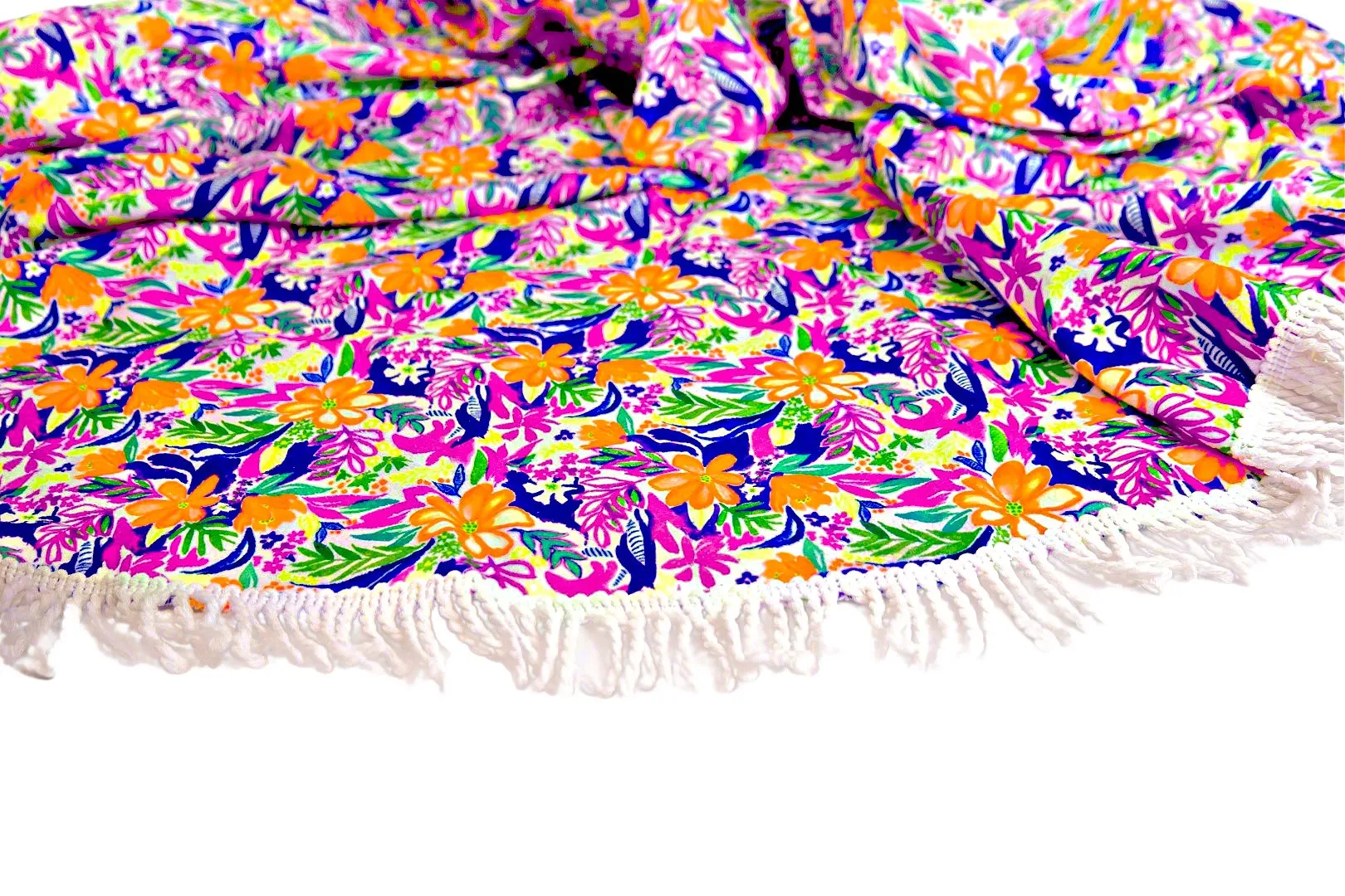 Tropical - Round Beach Towels