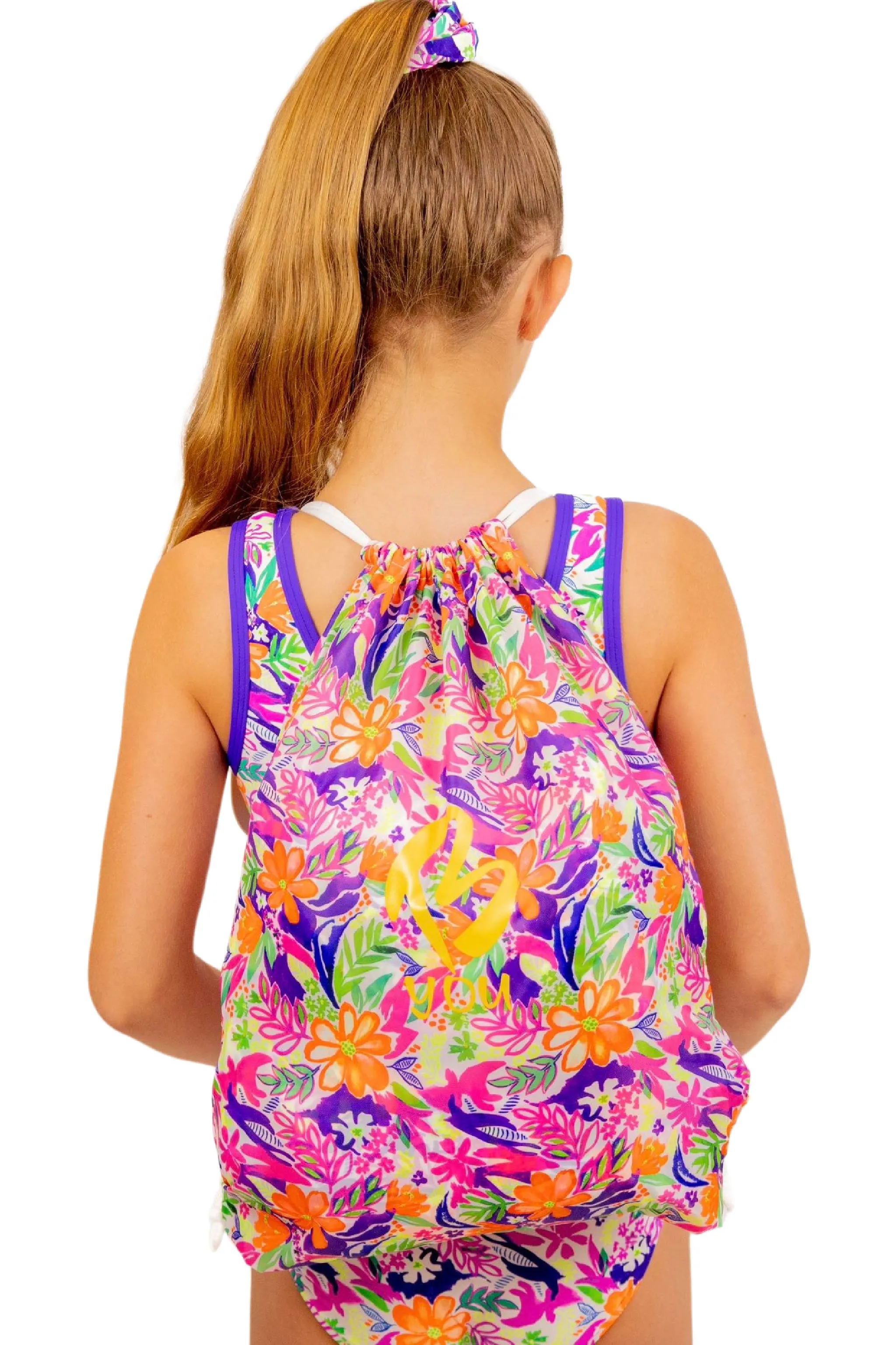 Tropical - Waterproof Drawstring Back Pack