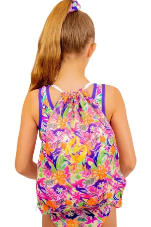 Tropical - Waterproof Drawstring Back Pack