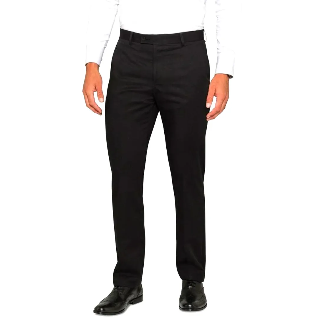 VANHEUSEN CLASSIC FIT MEN'S TROUSER BLACK