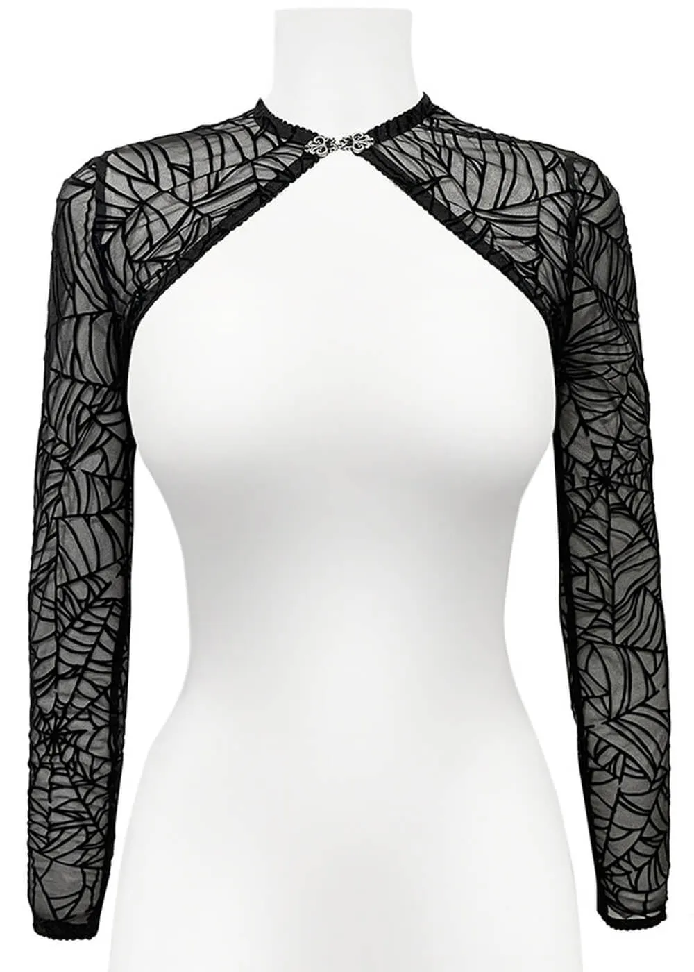 Videnoir Spiderweb Bolero Black