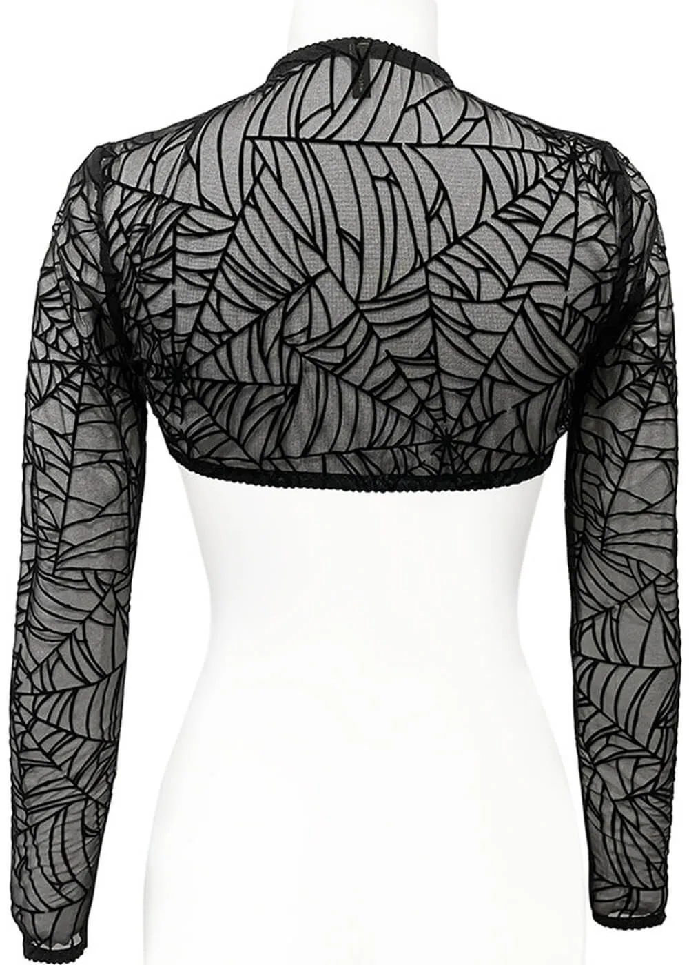 Videnoir Spiderweb Bolero Black
