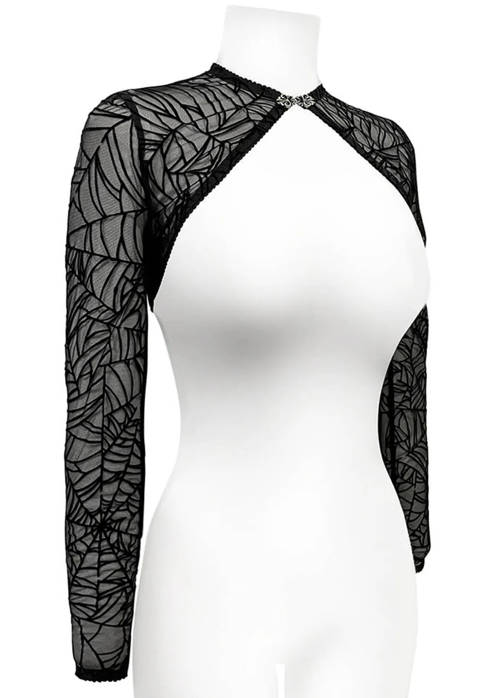 Videnoir Spiderweb Bolero Black