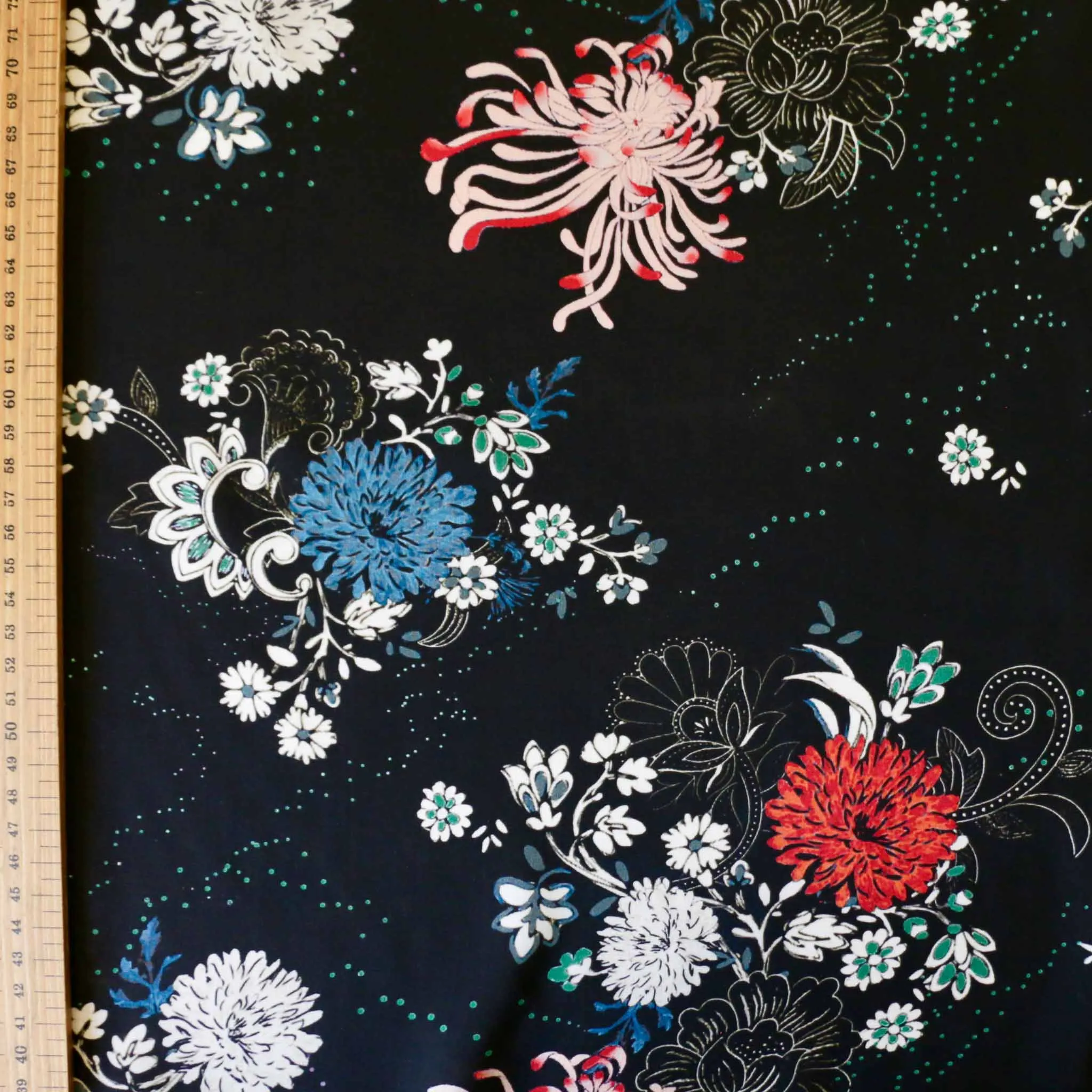 Viscose Lawn Fabric - Black