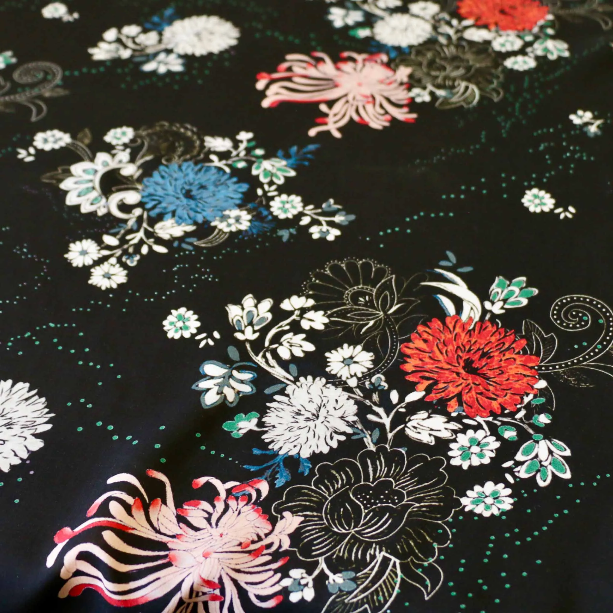 Viscose Lawn Fabric - Black