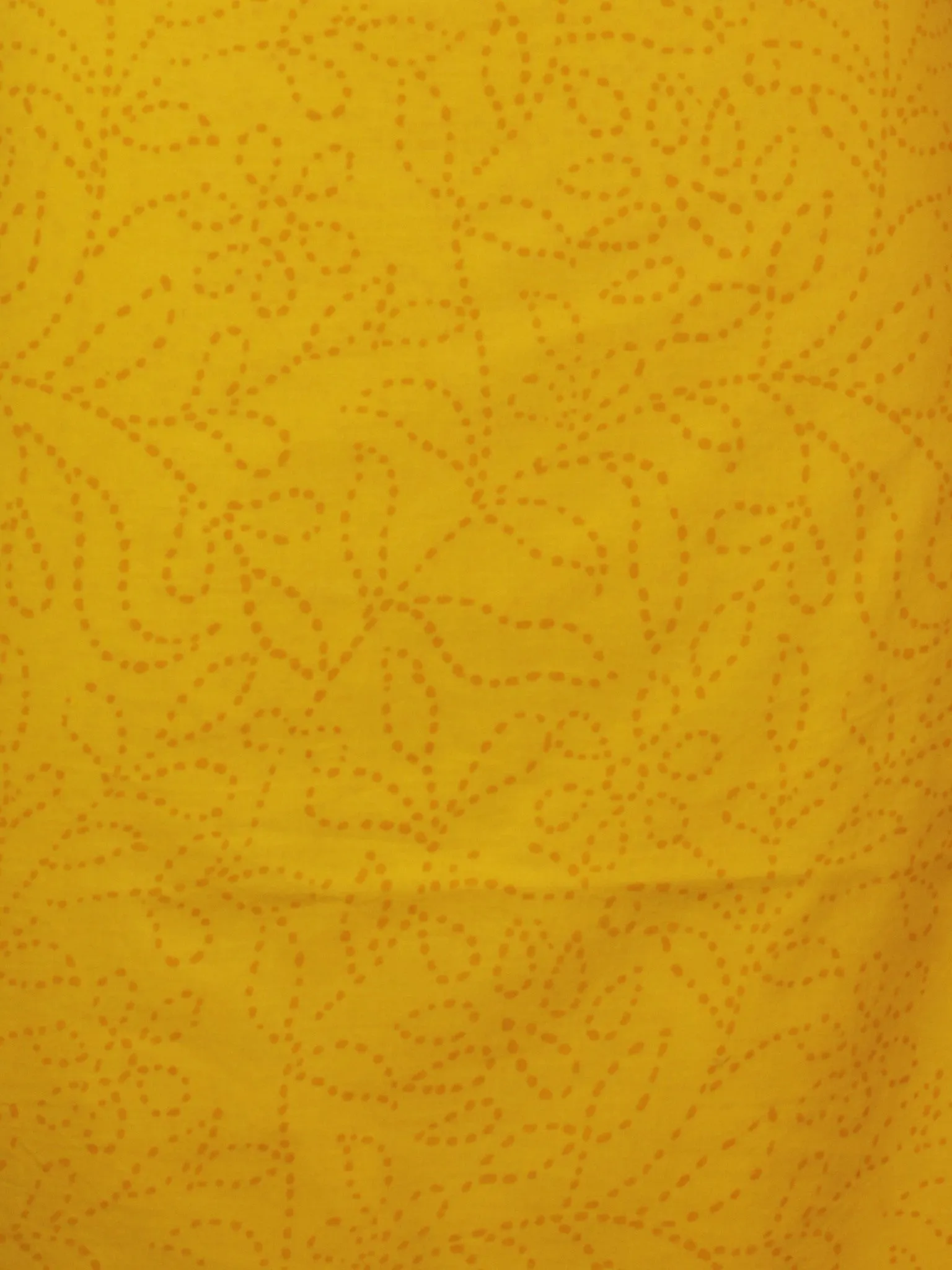 White Yellow Maroon Hand Block Printed Cotton Suit-Salwar Fabric With Chiffon Dupatta (Set of 3) - S16281307