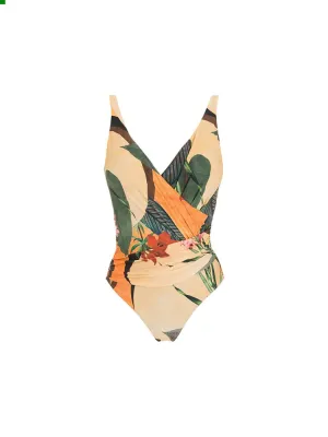 Wholesale Retro One-Piece Slimming Swimwear