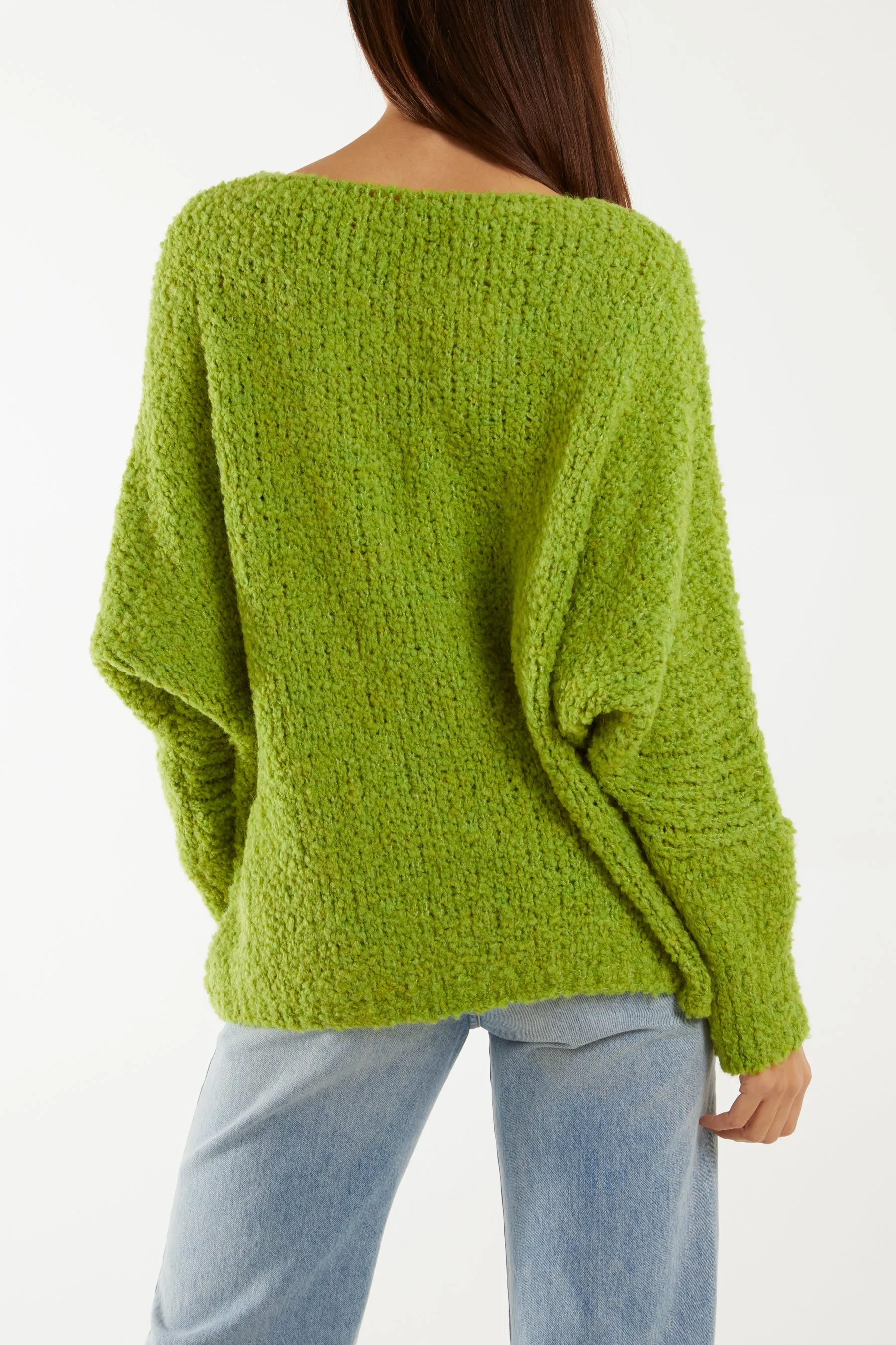 Wool Blend Daisy Boucle Super Soft Knit