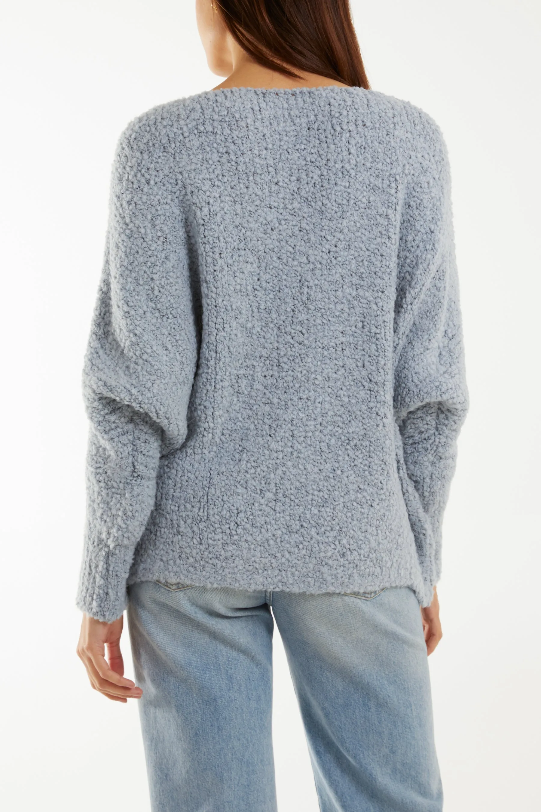 Wool Blend Daisy Boucle Super Soft Knit