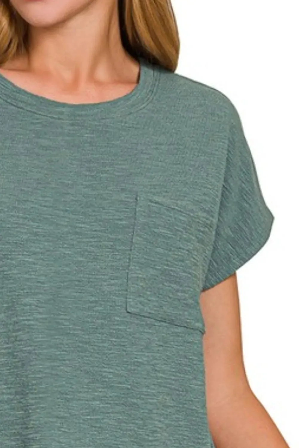 Zenana Round Neck Short Sleeve T-Shirt