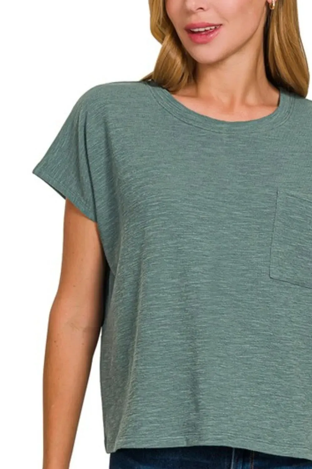 Zenana Round Neck Short Sleeve T-Shirt